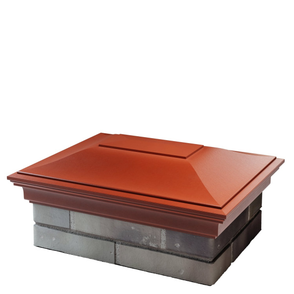 Колпак MONBLAN 385 х 520 с посадкой 2 х 1,5 кирпича